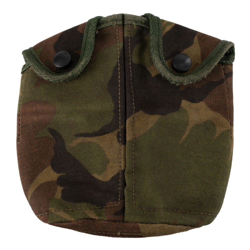 Dutch Woodland Canteen Cover w/Alice Clips | Issued, , large image number 0